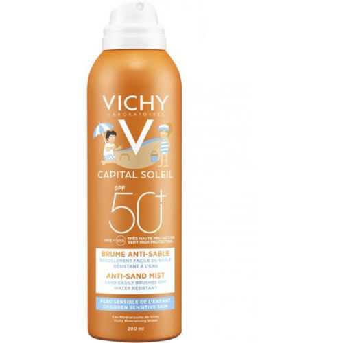 Виши CARE PRODUCTS Vichy Sunscreen SPF50+ children`s anti-sand spray 200ml #8037